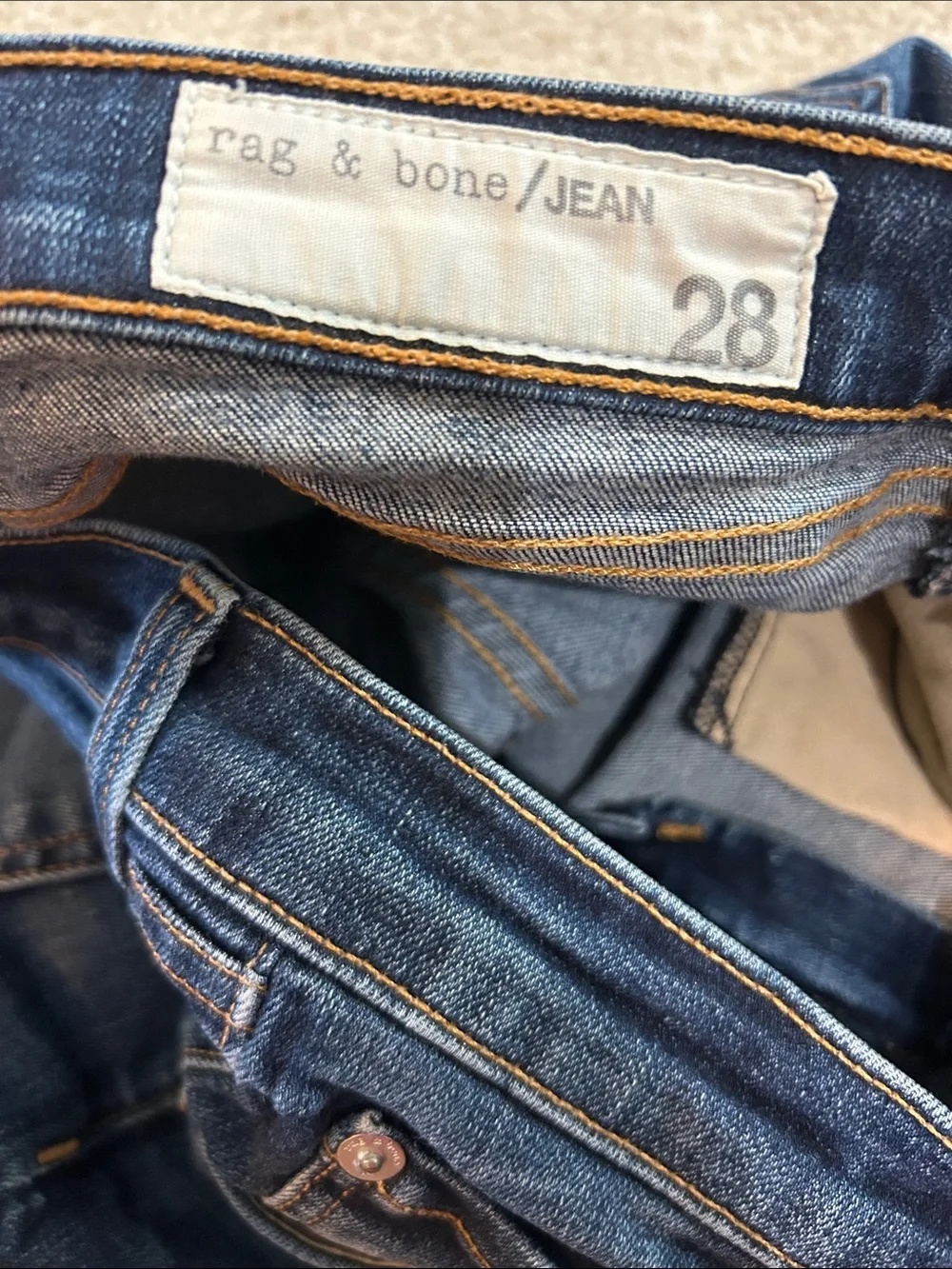 Rag & Bone Skinny Kensington jeans